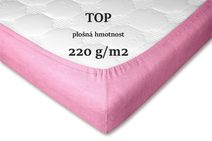 Froté prostěradlo jednolůžko 90x200cm světle fialové