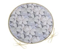 Sedák DITA kulatý hladký Šedá 79/401 průměr 40 cm