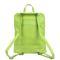 MiaMore Kožená crossbody dámská kabelka se třemi oddíly tmavě modrá