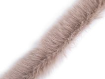 Oděvní / dekorační kožešinový proužek šíře 2 cm