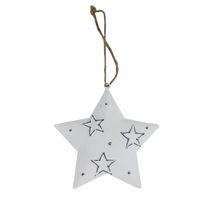 Hvězda k zavěšení K3504-01 - 10 × 1 x 10,5 cm