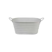 Květináč plechový K2577-01 - 22,5 x 13 x 10,5/12 cm