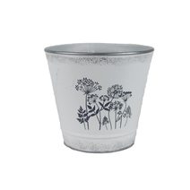 Květináč plechový K3587/3 - dia 16,5 × 15 cm