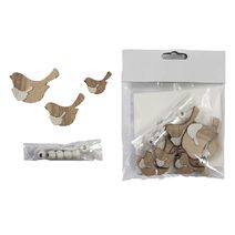 Sada ptáček 12 ks D2015-22 - 3,5 x 0,2 x 2,5 cm