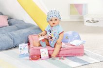 New Born Baby set Panenka Steffi maminka s miminkem na baterie Zvuk