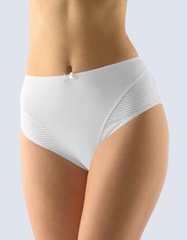 GINA dámské kalhotky klasické ve větších velikostech, větší velikosti, šité, jednobarevné 11067P