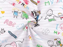 Bavlněná látka / plátno sešit / omalovánka METRÁŽ