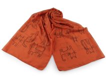 Letní šátek / šála kočky 70x180 cm