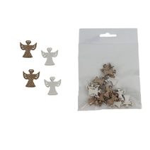 Dekorační anděl, 16 ks D5885 - 1,8 x 0,2 x 2 cm