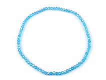 Náhrdelník pružný z broušených skleněných korálků