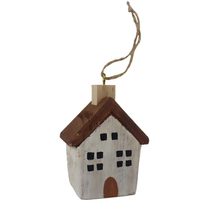 Domeček k zavěšení D7555-18 - 5.7 × 3.5 cm