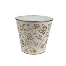 Květináč plechový K3324/1 - dia 13 × 12 cm