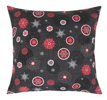 Povláček Vánoce - 40x40 cm Ozdoby vánoční šedá