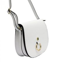 Kožená dámská crossbody kabelka v kroko designu tmavě hnědá