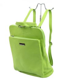 MiaMore Kožená crossbody dámská kabelka se třemi oddíly tmavě modrá