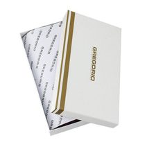 Černá kožená pánská dokladová taška / etue Gregorio