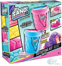 So Sand kouzelný písek set 2 kelímky s nástroji a doplňky různé barvy
