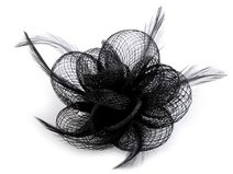 Fascinátor / brož květ Ø10 cm