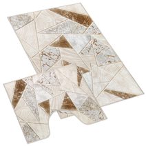 3D tisk sada - sada 60x100, 60x50 cm Dlažba mramorová béžová