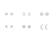 Náušnice z nerezové oceli