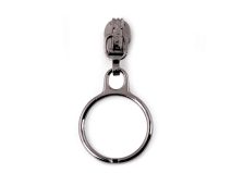 Jezdec ke spirálovým zipům No 3 s kroužkem 5 kusů