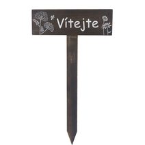 Dekorační zápich VÍTEJTE D5966 - 25 × 1,5 x 8/45 cm