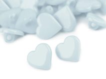 Knoflík srdce velikost 24" 10 kusů