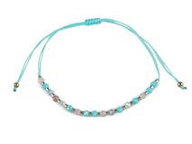 Náramek shamballa broušené korálky s AB efektem