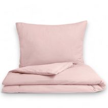 Prodloužené ložní flanelové povlečení 140x220, 70x90cm růžové