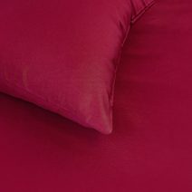 Saténové bavlněné prodloužené povlečení LUXURY COLLECTION 140x220, 70x90cm tmavě hnědé