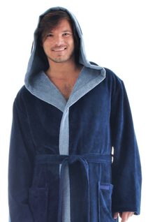 Pánský župan Tampa duo tmavě modrý 39 59 5952