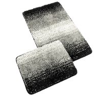 BANYSILVER sada - bez výkroje - sada 60x100, 60x50 cm Černá,Šedá