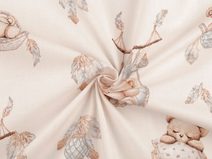 Bavlněná látka / plátno medvídek METRÁŽ