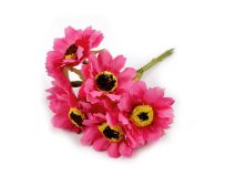 Umělý květ na drátku 6 kusů