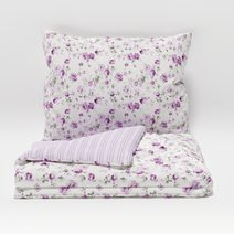 Francouzské prodloužené bavlněné povlečení PROVENCE COLLECTION 240x220, 70x90cm LEVANDULE fialová