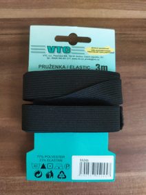 Pruženka plochá 20 mm - karta 3 metru