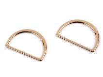 Polokroužek na textilní pásky šíře 25 mm plochý 10 kusů