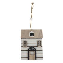 Dekorační domeček k zavěšení D6074 - 8 × 0,9 × 11 cm