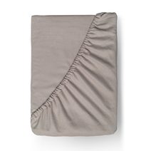 Flanelové napínací prostěradlo béžové