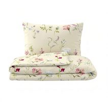 Bavlněné povlečení DELUX BOTANICA smetanová