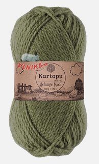 Příze s vlnou Kartopu Melange wool 100 g
