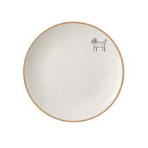 Talíř keramický dezertní STATEK pes O0538 - pr.19,5cm,v.2,5cm