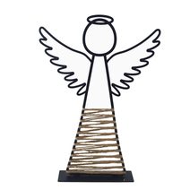 Kovový dekorační anděl K4328/2 - 25 cm