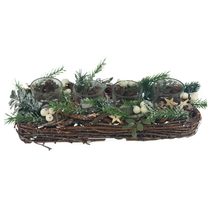 Adventní svícen P1883/2 - 32 × 13 × 10 cm