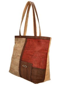 ELENCO Korková dámská kabelka přes rameno 825MS červená