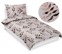 Povlečení bavlněné Šedá,Černá 90/945