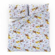 Povlečení bavlněné - 140x220, 70x90 cm Růže kávová