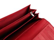 Dámská peněženka kožená 9x18 cm červená