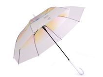 Dámský / dívčí průhledný vystřelovací deštník