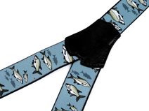 Pánské šle řemeslnické zedník šedé 50 mm Y 120 cm